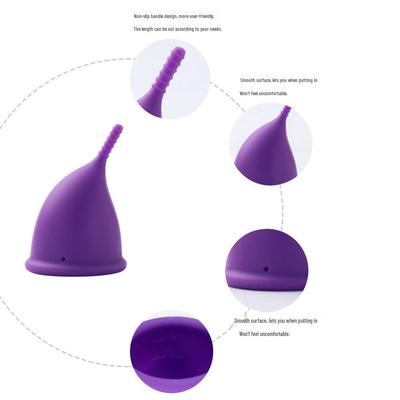 Stomach-Shaped Silicone Menstrual Cup: A Comfortable, Reusable Alternative To Sanitary Napkins and Pads.
