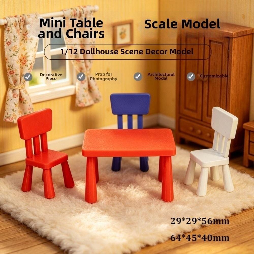 Multistyles Dollhouse Miniature Wood Desk Doll House Decoration Accessories