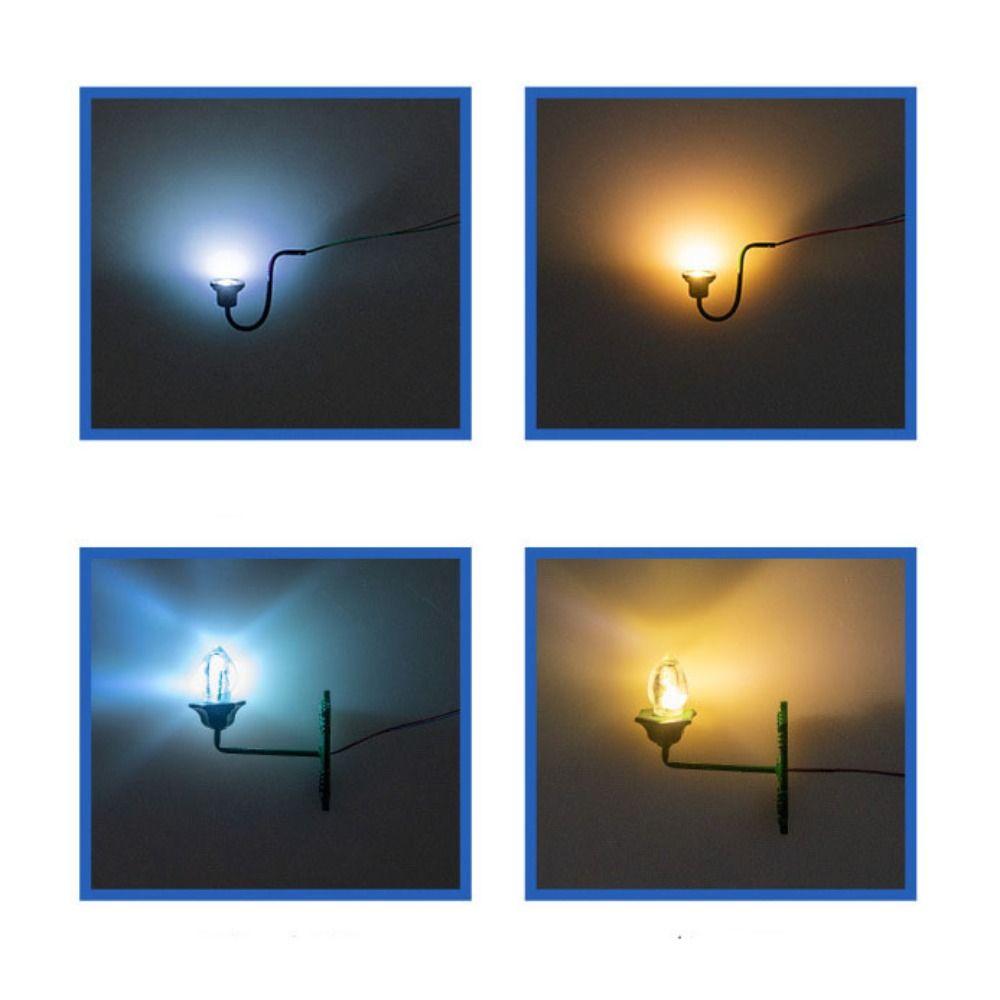 ABS Metallmaterial Puppenhaus Wandlampe 2 Stile Sandtisch Kronleuchter Weiß/Warmlicht Modell