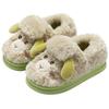 Cotton slippers winter bag with couple home non-slip household cute sheep warm cotton shoes winter