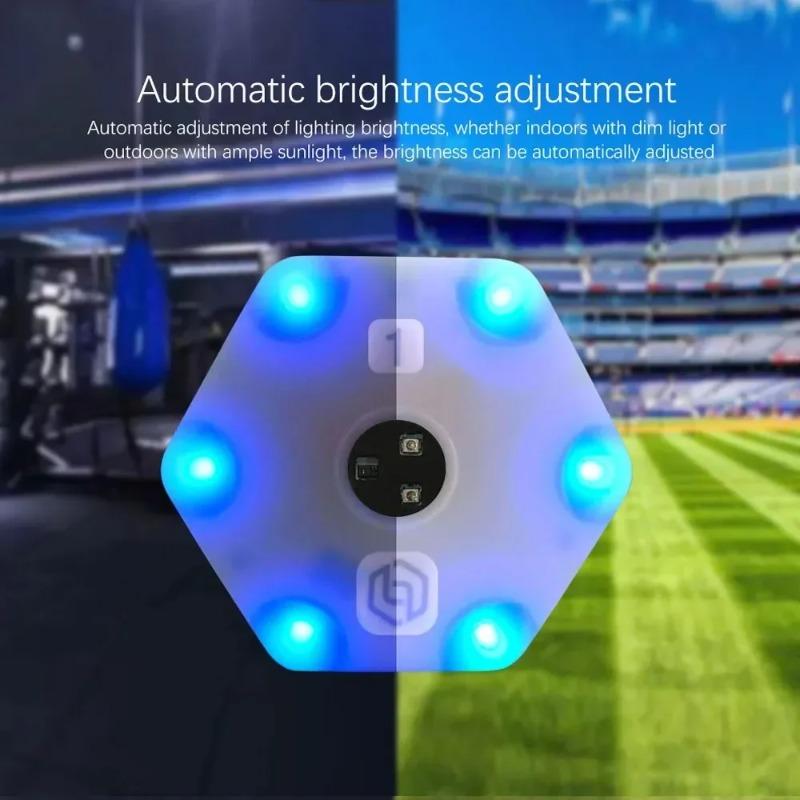 Reaction Training Light Speed Training Equipment Training Lights System Practical suitable for Outdoor Sports Exercise Home