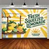 2D Fresh Squeezed Lemonade Backdrop Summer Lemonade Stand Photography Background