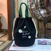 New Canvas Bundle Portable Tote Bag Thermos Cup Braised Cup Protective Bag Thermal Insulation Bucket Bag Handheld Mom Bag