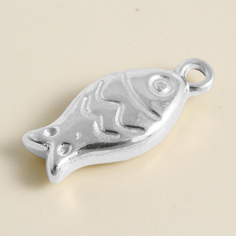 5pcs Kawaii Charm Flower Star Crab Stainless Steel Pendants For Jewelry Making Supplies Assorted Mini Charms In Bulk DIY Finding