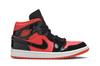 Women's Sneakers Jordan 1 Mid Hot Punch Black (Women's) Bright Crimson/Black