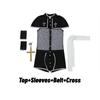 2023 New European And American Men's Adult Nightclub Sexy Mesh Bodysuit Priest Roleplay Costume