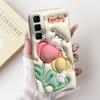 For Infinix Hot 50 Pro+ Hot50 Pro Hot 50 Pro Plus 4G Phone Case Soft Silicone Back Cover Love Heart Girly Flower Painting Fundas