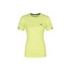 Asics Round Neck Comfortable Breathable Sports Short Sleeve T-Shirt Women Tops Fluorescent-Yellow 2012C859-750
