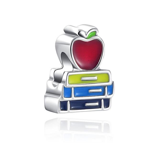 New Red Spaver Colorful Ballon Fish Diy Fine Beads Fit Original Fashion Charms Silver 925 Sterling Bracelet Jewelry F067