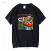 HELLOWEEN I WANT OUT Sublimation T Shirt Vintage Washed Slightly Casual Unisex Streetwear Graphic Soft Top For Everyday Wear