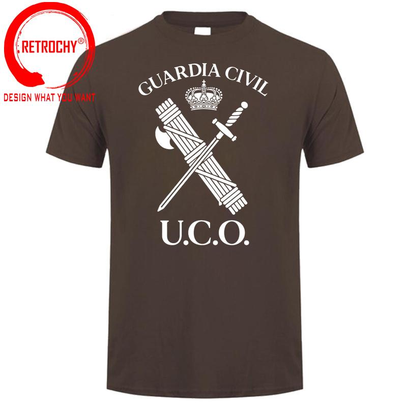 Uco Guardia Civil EspaA PolicA T Shirt Unisex Spain Guardia Civil TShirt Unisex Military Army Summer Streetwear Tops Tee Shirt