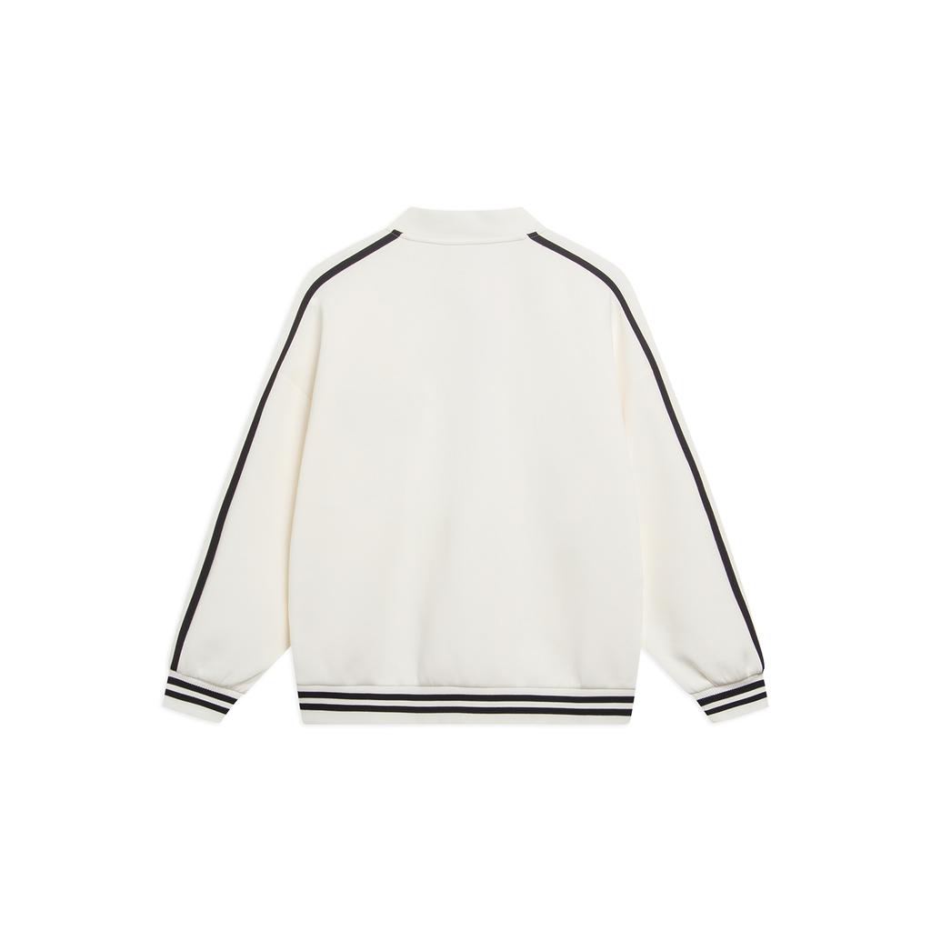 Li Ning Sports Fashion Collection Jacket Unisex Ivory AWDT545-1