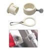1pair Heavy Type Flag Poles Hardware Swivels Clip Weatherproofed Flag Poles Rings Prevents Twisting For Garden Decoration