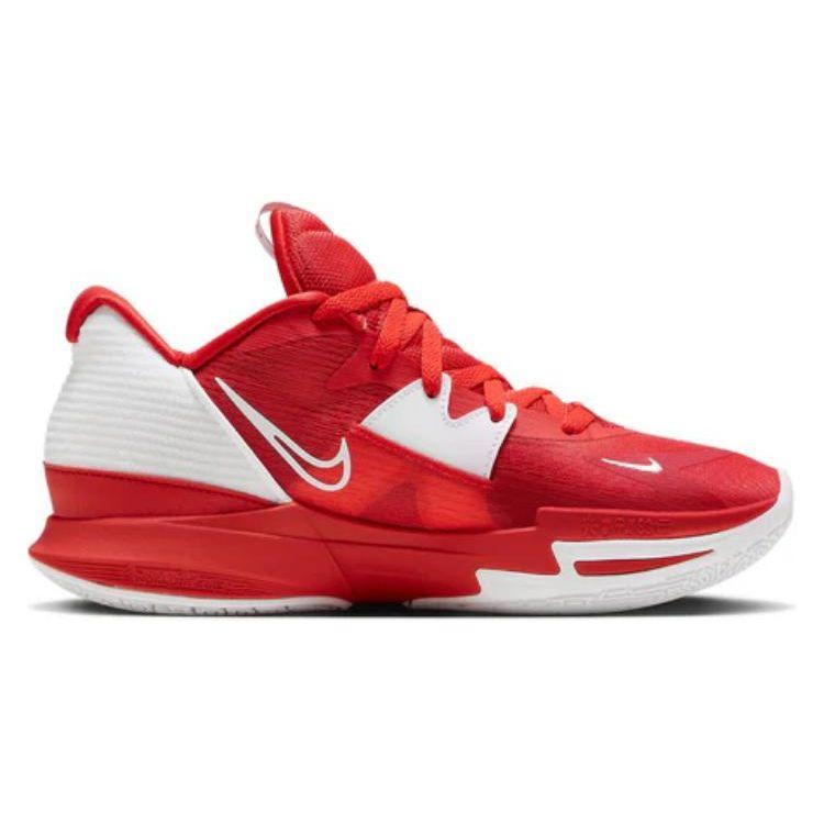 Nike Kyrie Low 5 Anti-Twist Fashion Versatile Shock Absorption Non-Slip Wear-Resistant Low-Top Basketball Shoes Unisex Basketball Shoes Red DX6565-600