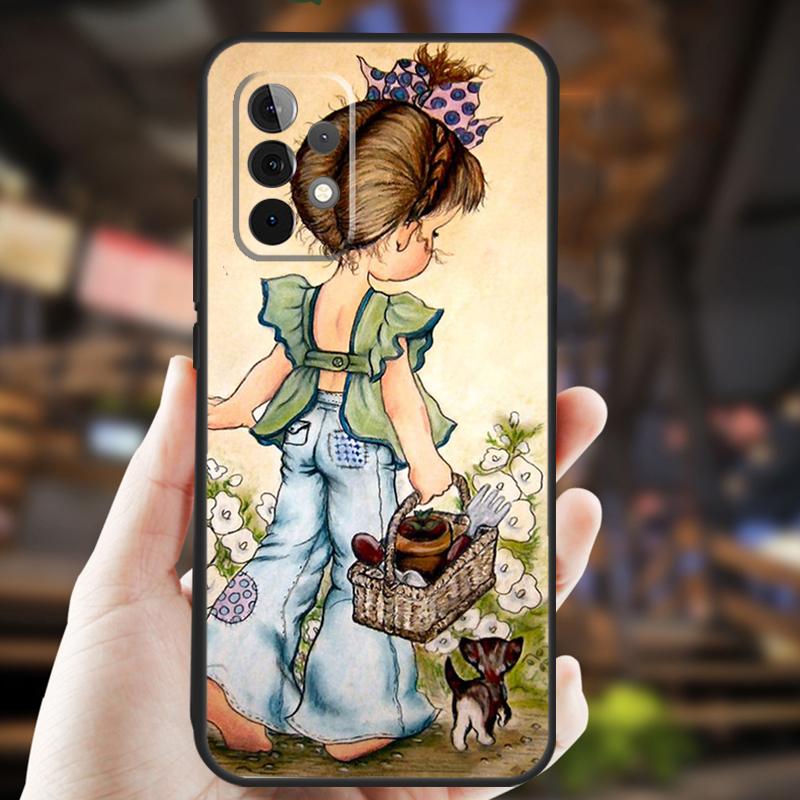 Sarah Kay Hülle für Samsung Galaxy A05 A06 A22 A53 A33 A26 A16 A56 A36 A32 A52 A54 A34 A14 A55 A15 A35