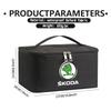AAABT1 Auto Kulturtasche Wasserdichte Reise Wasch Aufbewahrungstasche Kosmetik Beutel Für Skoda Kamiq Karoq Octavia 2 3 Rapid Scala Kami Fabia VII