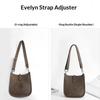 Adjustable Bag Shoulder Strap Easy Install Metal Buckle Compatible with Evelyne Single Shoulder Crossbody Bags
