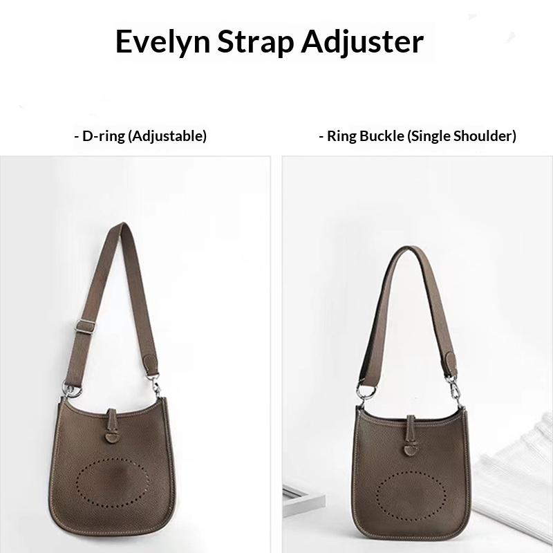 Adjustable Bag Shoulder Strap Easy Install Metal Buckle Compatible with Evelyne Single Shoulder Crossbody Bags