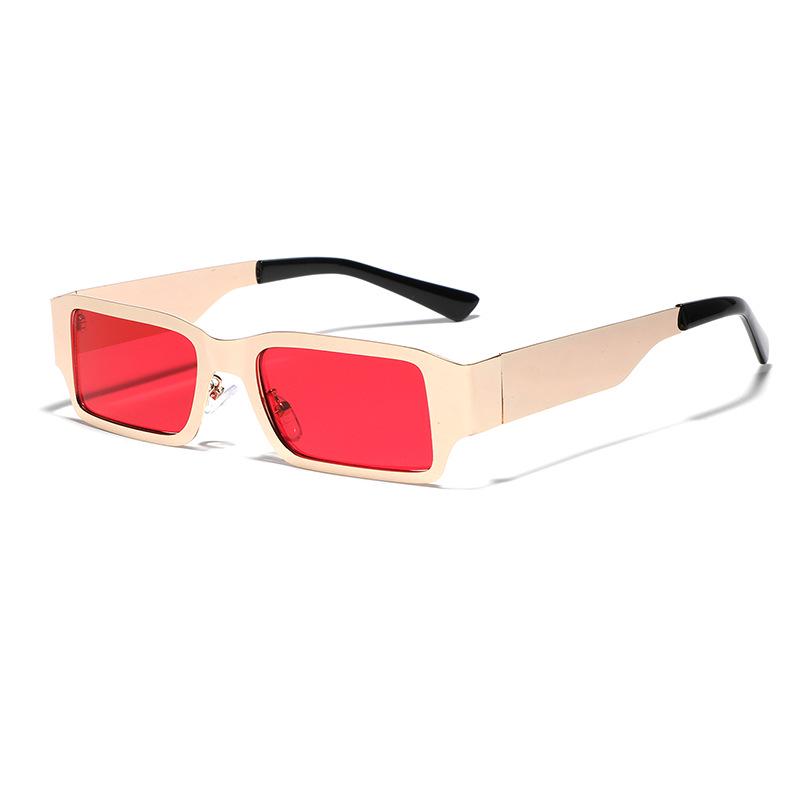 Xunge Square Sunglasses - Stylish European & American Metal Design for Men & Women