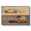 Metal Tin Signs Plaque Classic Cars Wall Decoration Vintage Art Posters Iron Painting for Man Cave Home Cafe Game Room Club Bar