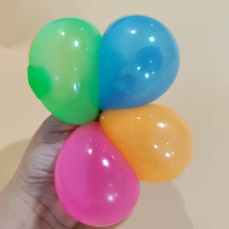 Glow-In-The-Dark Sticky Ceiling Balls 5/10Pcs Sticky Glows Balls Fidget Toys Stress Relief Sensory Toys Wall & Ceiling Decor