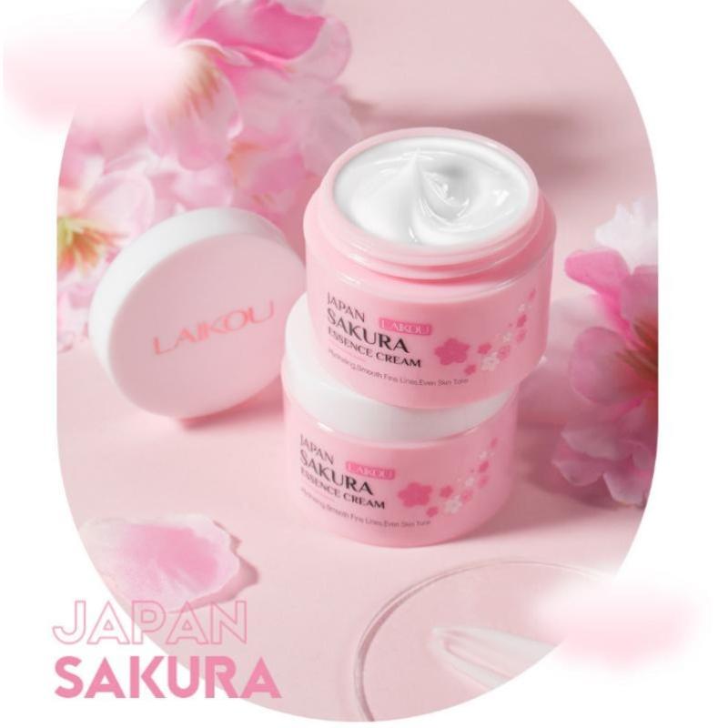25g Anti Wrinkle Cherry Blossom Essence Nursing Face Cream Crema idratante idratante per la cura della pelle Cosmetici anti-invecchiamento Crema intensiva