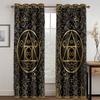 Boho Darkening Window Curtain for Bedroom Retro Blackout Curtain Living Room Bohemian Drapes Decor(2Panels) Cotinas De Sala