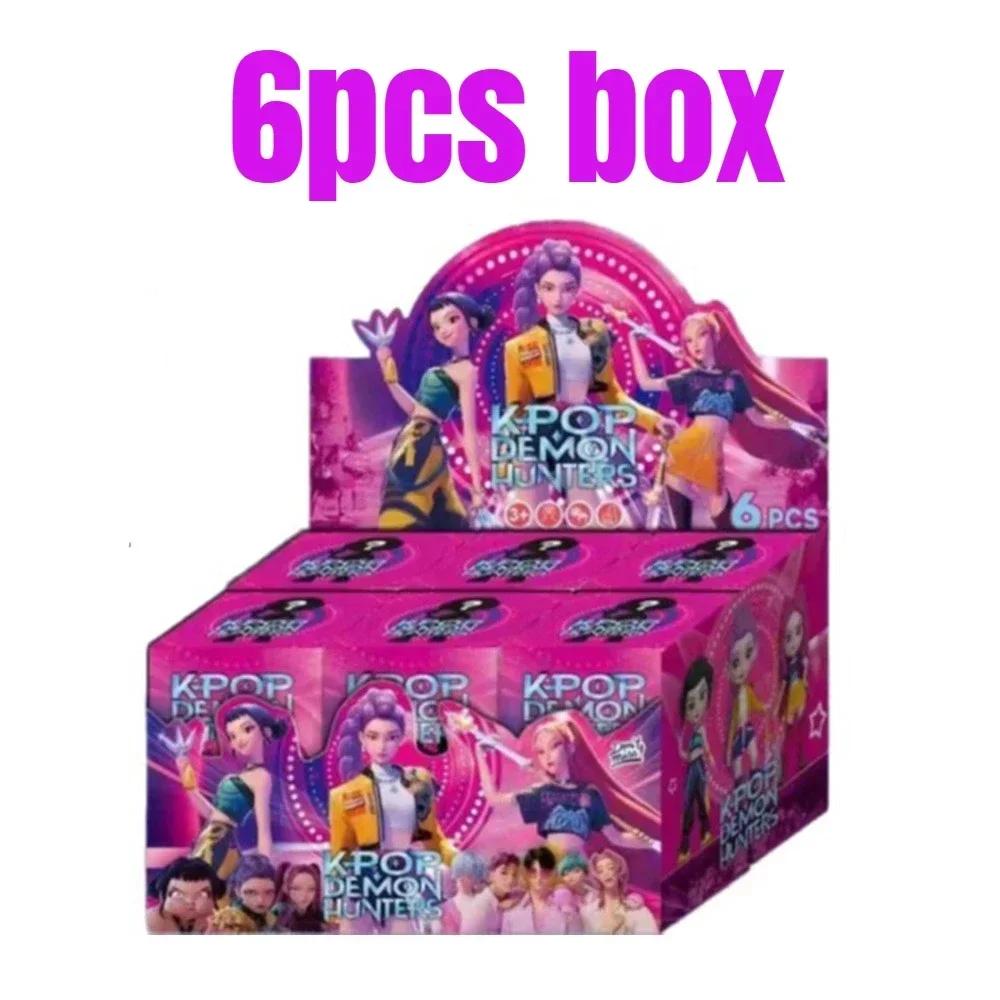 pieces/set Anime Kpop Demon Hunt blind box series Figure Figurine Toy Desk Statues Ornament Halloween/Christmas Kid Gifts
