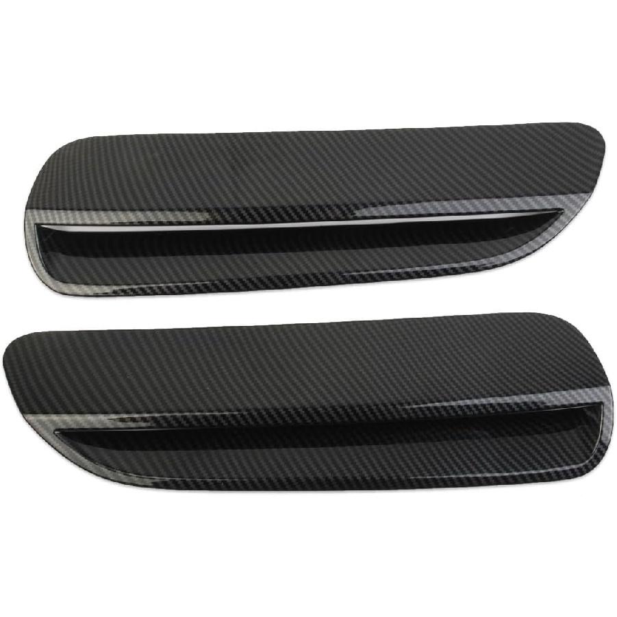 

Korlot Carbon Fiber Style Engine Hood Air Outlet Vent Moulding Cover Trim for Pontiac G8