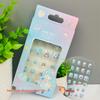 Children's Wearable Custom Nail Stickers - Cute European & American Jelly Glue Fingernail Tips