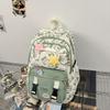 New high-value, fresh, sweet and cute bear backpack, large-capacity backpack for junior high school students