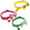 Bestselling pet grid bow tie collar cute cat collar for small dogs
