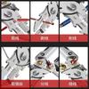 Multifunctional 9-inch Wire Stripping Pliers 21-in-1 Electrician Wire Cutter, Stripper, Crimper, and Twister Pliers