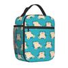 Pokemon Snorlax Lunch Bag For Child Print Lunch Box Fun Office Cooler Bag Portable Waterproof Thermal Tote Handbags