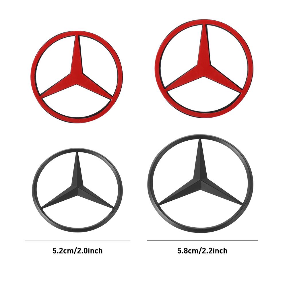 1pc Car ABS Plastic Steering Wheel Logo Circle Trim Sticker For Mercedes Benz AMG W204 W213 W205 W211 W176 W177 W203 Accessories