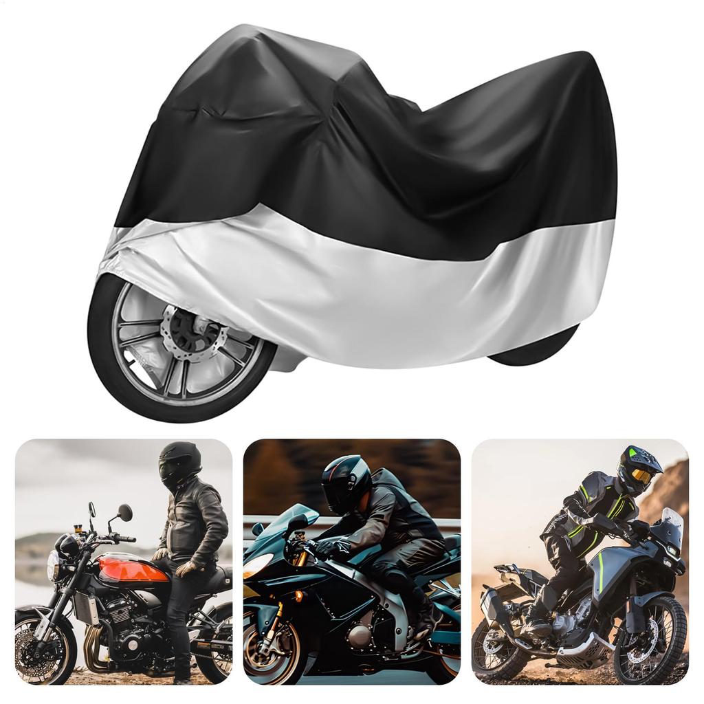 Motorcycle Cover Windproof Rainproof Umbrella Cloth Covers Motorbike Sunshade Covers Outdoor Motor Bike Covers Dropship