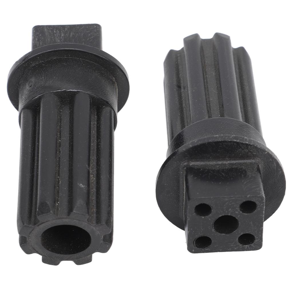 2 PCS Meat Grinder Screw Coupling Black Plastic Quick Installation Meat Grinder Screw Coupling