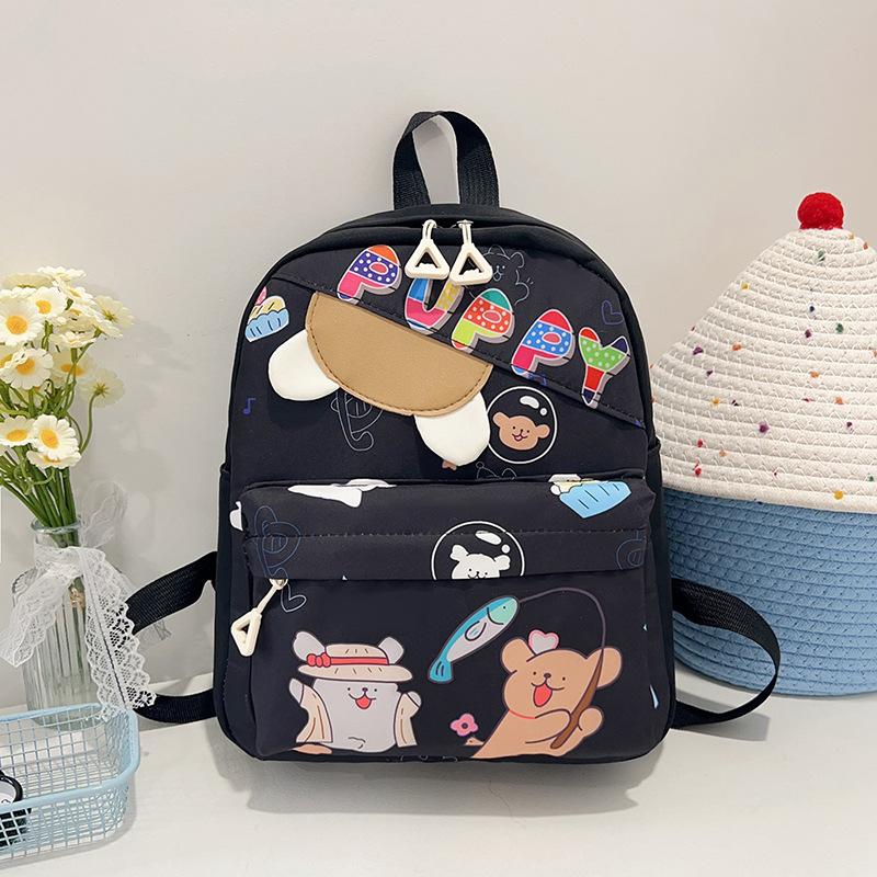 Kindergarten Large-capacity Children's Trend Printing Cartoon Backpack Trendy High-value Cute Travel Lightweight Backpack