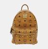 [Pre-Owned] Studded Monogram Print Faux Leather Mini Backpack - Good #1RTZ1QD
