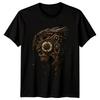 Steampunk Skull Clockwork Art Fantasy Mens Tee Ornate Design