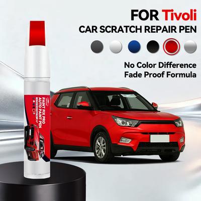 Für KGM SsangYong Tivoli Lackreparaturstift Ausbesserungsstift Kratzerentferner DIY Autozubehör Rot Blau Grand White Silber Space Black