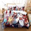 Honkai Impact 3 Bedding Set Duvet Cover + 2 Pillowcases Valkyrie Kiana Mei Bronya Anime Game Bedroom Decor