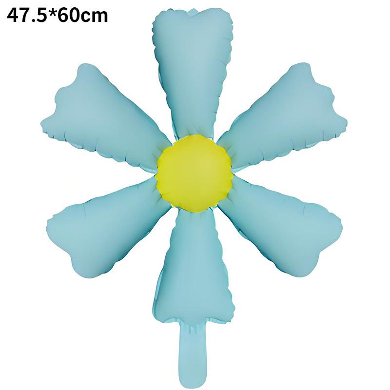 Small White Daisy Balloon Photo Props Wind Birthday Arrangement 61 Stall Smiley Face Sunflower Balloon
