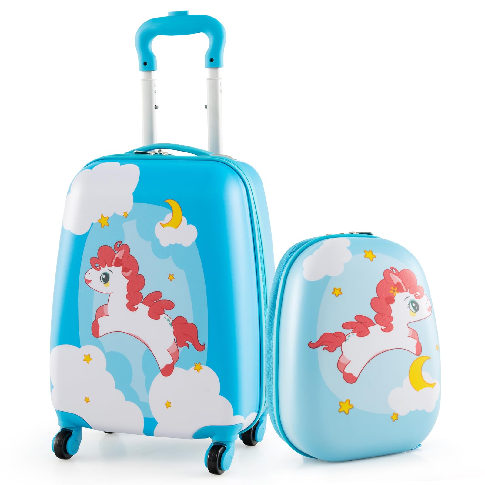 

Kids Carry Carry Baby Toy Birthday Gift [Costway] Carry, Children s Carry, 2-Piece Set, Children s Suitcase, Case, Bag, Backpack, Carry-on, Travel,