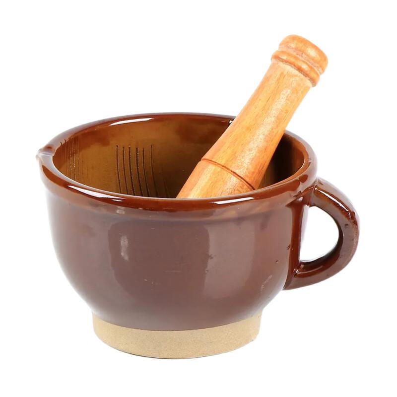 Hansheng Ceramic Mortar and Pestle Set