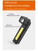 Multifunctional USB Rechargeable Flashlight with Magnet Powerful COB LED Work Light Waterproof Torch