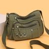 Women's bag medium and old mother bag new women's bag trendy simple oblique span bag fashionable multi-layer shoulder bag
