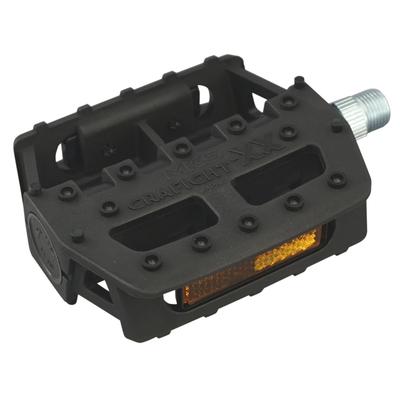 Mikashima Bicycle Black (MKS) GRAFIGHT-XX Pedals, 1/2-Inch Core,