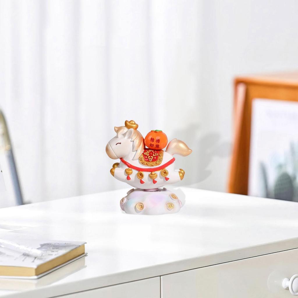 2026 Chinese Horse New Year Decorations Animal Statue, Figurine ,Sculpture Car Ornaments for Chinese New Year Desk