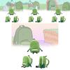 Adorable Green One Liam Backpack Plush Toy Soft Short Plush Animal Backpack